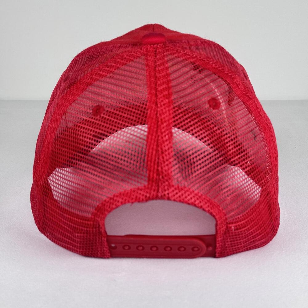 VTG Y2K Don Ed Hardy Dragon Red Trucker Hat - Picture 6 of 8